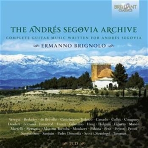 Brignolo Ermanno - The Andres Segovia Archive in the group CD / Klassiskt at Bengans Skivbutik AB (1004621)