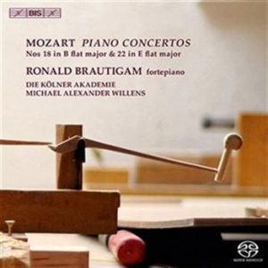 Wolfgang Amadeus Mozart - Piano Concertos 18&22 in the group MUSIK / SACD / Klassiskt at Bengans Skivbutik AB (1006285)
