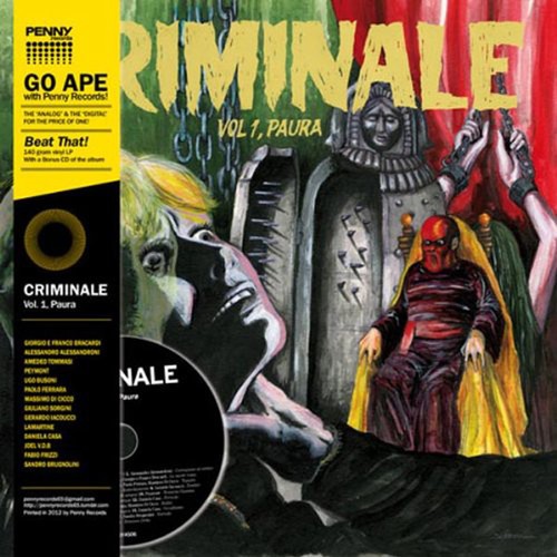 Blandade Artister - Criminale Vol.1 - Paura (Inkl.Cd) in the group VINYL / Rock at Bengans Skivbutik AB (1009247)