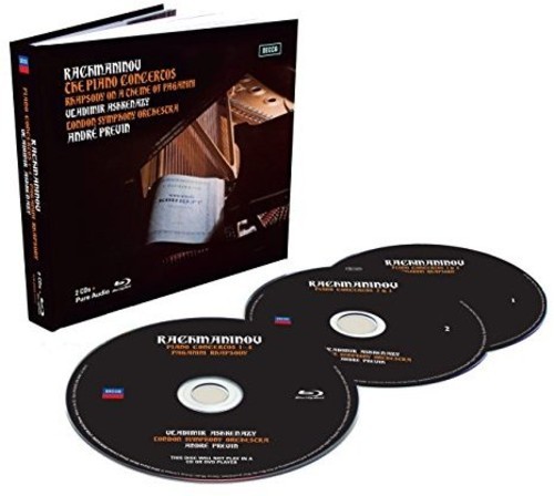 Rachmaninov - Pianokonserter & Paganini-Rapsodi in the group CD / Klassiskt at Bengans Skivbutik AB (1033927)
