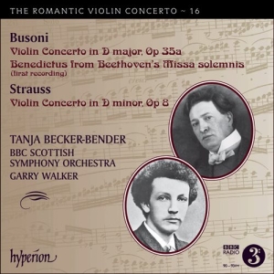 Busoni / Strauss - Romantic Violin Concerto Vol 16 in the group Externt_Lager /  at Bengans Skivbutik AB (1088124)