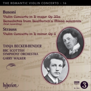 Busoni / Strauss - Romantic Violin Concerto Vol 16 in the group Externt_Lager /  at Bengans Skivbutik AB (1088124)