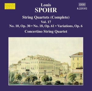 Spohr - String Quartets Vol 17 in the group Externt_Lager /  at Bengans Skivbutik AB (1088132)