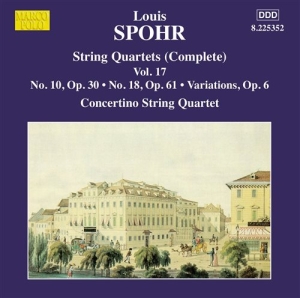 Spohr - String Quartets Vol 17 in the group Externt_Lager /  at Bengans Skivbutik AB (1088132)