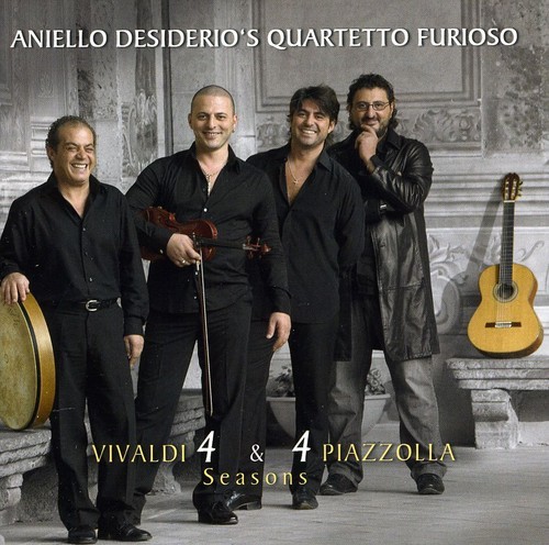 Aniello Desiderio's Quartetto Furio - Vivaldi 4 & 4 Piazzolla Seasons in the group CD / Pop at Bengans Skivbutik AB (1104272)