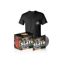 Slash - World On Fire [cd+T-Shirt - Sm in the group Minishops / Slash at Bengans Skivbutik AB (1109216)