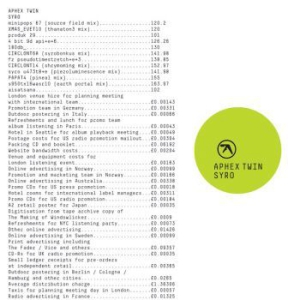 Aphex Twin - Syro in the group OUR PICKS / Stock Sale CD / CD Elektronic at Bengans Skivbutik AB (1114121)