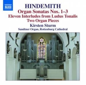Hindemith - Organ Sonatas in the group Externt_Lager /  at Bengans Skivbutik AB (1114151)