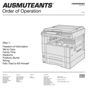 Ausmuteants - Order Of Operation in the group CD / Pop at Bengans Skivbutik AB (1117733)