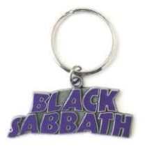 Black Sabbath - Standard Key Chain: Wavy Logo in the group Minishops / Black Sabbath at Bengans Skivbutik AB (1129663)