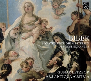 Biber Heinrich Ignaz Franz - Die Rosenkranz-Sonaten in the group Externt_Lager /  at Bengans Skivbutik AB (1188460)
