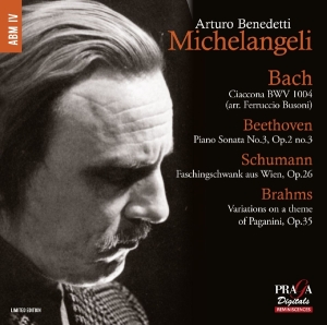 Michelangeli Arturo Benedetti - Volume 3:Chaconne in the group MUSIK / SACD / Klassiskt at Bengans Skivbutik AB (1188545)