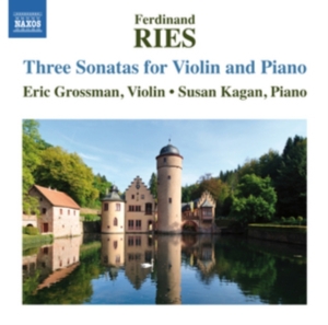 Ries - Three Sonatas For Violin in the group Externt_Lager /  at Bengans Skivbutik AB (1246299)