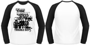 Thin Lizzy - L/S Trouble Boys (Baseball) (Xl) in the group Minishops / Thin Lizzy at Bengans Skivbutik AB (1261107)