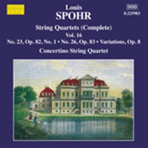 Spohr - String Quartets Vol 16 in the group Externt_Lager /  at Bengans Skivbutik AB (1271359)