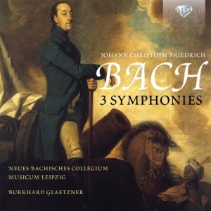 Bach Johann Christoph Friedrich - 3 Symphonies in the group Externt_Lager /  at Bengans Skivbutik AB (1271775)