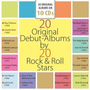 Blandade Artister - 20 Original Debut-Albums By 20 Rock in the group CD / Rock at Bengans Skivbutik AB (1309942)