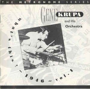 Krupa Gene - What's This? 1946 Vol.1 in the group CD / Jazz/Blues at Bengans Skivbutik AB (1387038)