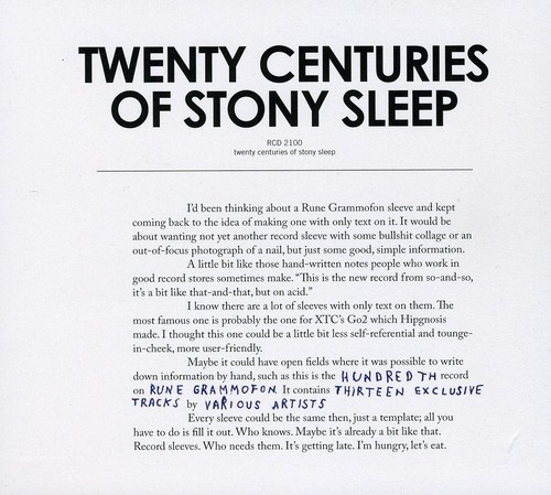 Various Artists - Twenty Centuries Of Stony Sleep in the group CD / Rock at Bengans Skivbutik AB (1475381)