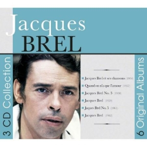 Brel Jacques - 6 Original Albums in the group CD / Dansband/ Schlager at Bengans Skivbutik AB (1475857)