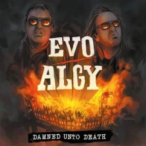 Evo/Algy - Damned Unto Death (White Red Splatt in the group VINYL / Hårdrock/ Heavy metal at Bengans Skivbutik AB (1483579)
