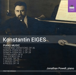 Eiges Konstantin - Piano Music in the group Externt_Lager /  at Bengans Skivbutik AB (1485670)