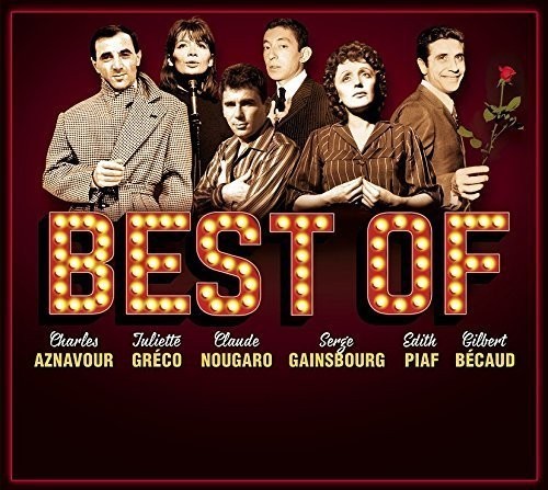 Aznavour Greco Nougaro Gainsbour - Best Of in the group CD / Pop at Bengans Skivbutik AB (1514981)
