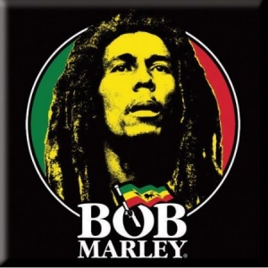 Bob Marley - Logo Face fridge magnet in the group MERCHANDISE / Magnet / Reggae at Bengans Skivbutik AB (1556208)