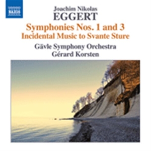 Eggert Joachim Nikolas - Symphonies Nos. 1 & 3 in the group Externt_Lager /  at Bengans Skivbutik AB (1561675)