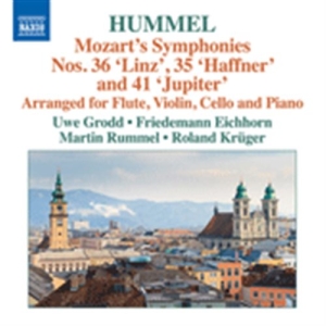Mozart W A (Arr. Hummel) - Symphonies Nos. 35, 36 & 41 in the group CD / Klassiskt at Bengans Skivbutik AB (1561676)