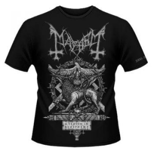 Mayhem - T/S A Season In Blasphemy (Xl) in the group OTHER / Merchandise at Bengans Skivbutik AB (1719045)
