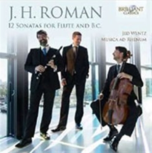 Roman J H - 12 Sonatas For Flute And B.C. in the group Externt_Lager /  at Bengans Skivbutik AB (1733873)
