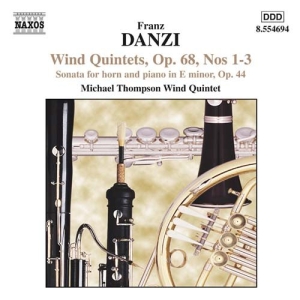 Danzi Franz - Wind Quintets Vol 3 Op 68 in the group CD at Bengans Skivbutik AB (1782896)