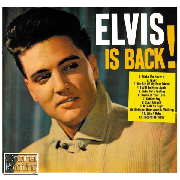 Presley Elvis - Elvis Is Back! in the group CD / Bestsellers at Bengans Skivbutik AB (1795229)