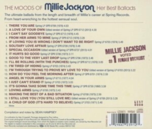 Jackson Millie - Moods Of Millie Jackson: Her Best B in the group OTHER / Övrigt /  at Bengans Skivbutik AB (1811280)