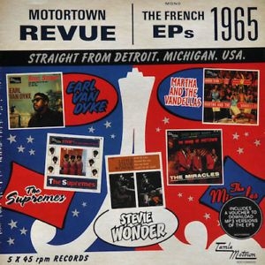 Blandade Artister - Motown Revue 1965 French Eps (5X7