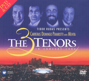 Luciano Pavarotti Plácido Dom - The 3 Tenors In Concert 1994 in the group CD / Klassiskt,Pop-Rock at Bengans Skivbutik AB (1847222)