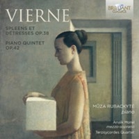 Vierne Louis - Spleens Et Détresses / Piano Quinte in the group Externt_Lager /  at Bengans Skivbutik AB (1923030)