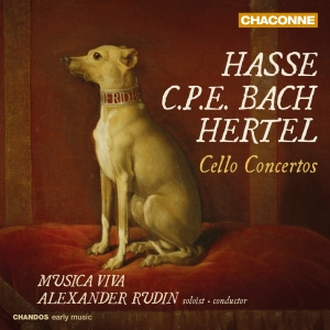 Bach C P E / Hasse / Hertel - Cello Concertos in the group Externt_Lager /  at Bengans Skivbutik AB (1946663)