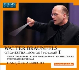Braunfels Walter - Orchestral Songs, Vol. 1 in the group Externt_Lager /  at Bengans Skivbutik AB (1947621)