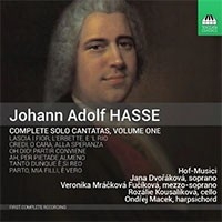 Hasse J A - Complete Solo Cantatas, Vol. 1 in the group Externt_Lager /  at Bengans Skivbutik AB (1949808)