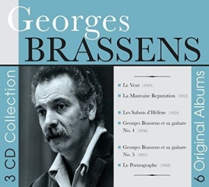 Brassens Georges - 6 Original Albums in the group CD / Elektroniskt at Bengans Skivbutik AB (1983180)