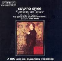 Grieg Edvard - Symphony In C Minor /Autumn Ov in the group Externt_Lager /  at Bengans Skivbutik AB (2006399)