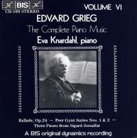 Grieg Edvard - Complete Piano Music Vol 6 in the group Externt_Lager /  at Bengans Skivbutik AB (2006459)