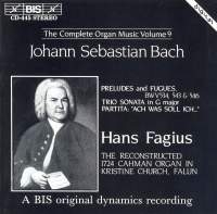 Bach Johann Sebastian - Organ Music Vol 9 in the group Externt_Lager /  at Bengans Skivbutik AB (2006481)