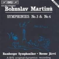 Martinu Bohuslav - Symphony 3/4 in the group Externt_Lager /  at Bengans Skivbutik AB (2006629)