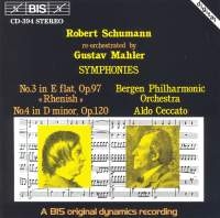 Schumann Robert - Symphony 3 & 4 Orcestra Mahler in the group Externt_Lager /  at Bengans Skivbutik AB (2006672)