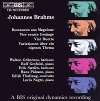 Brahms Johannes - Works For Bar & Piano in the group Externt_Lager /  at Bengans Skivbutik AB (2006720)