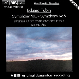 Tubin Eduard - Symphonies Nos 3 & 8 in the group Externt_Lager /  at Bengans Skivbutik AB (2006735)