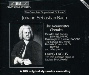 Bach Johann Sebastian - Organ Music Vol 5 in the group Externt_Lager /  at Bengans Skivbutik AB (2006745)